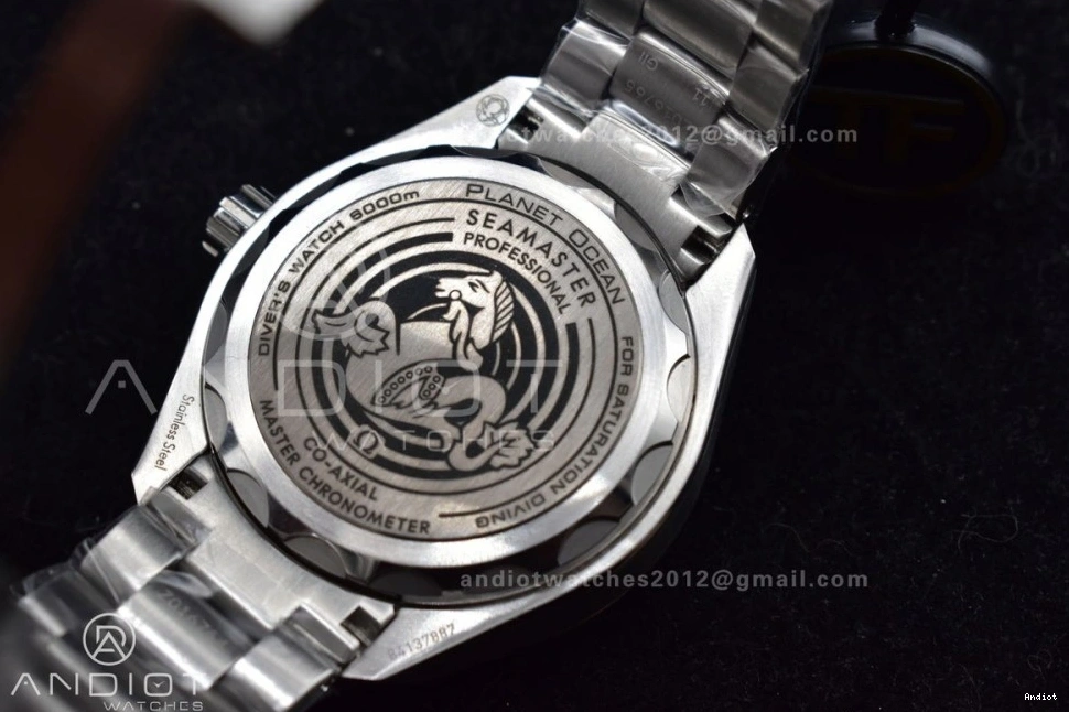 Ultra Dial 6000M Bezel SS A2824 1:1 Deep Bracelet Best Edition SS Ceramic Seamaster TF on Black Blue 1231